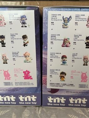 tnt the new toy collectible blind box set — purple galaxy packaging